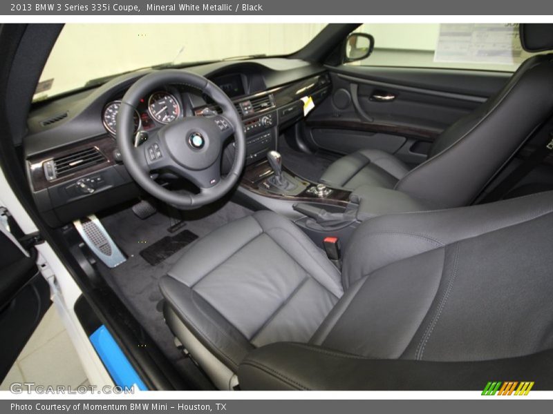 Mineral White Metallic / Black 2013 BMW 3 Series 335i Coupe
