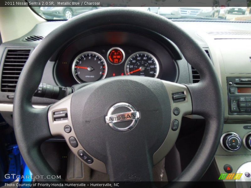 Metallic Blue / Charcoal 2011 Nissan Sentra 2.0 SR