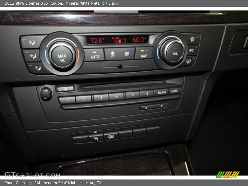Mineral White Metallic / Black 2013 BMW 3 Series 335i Coupe