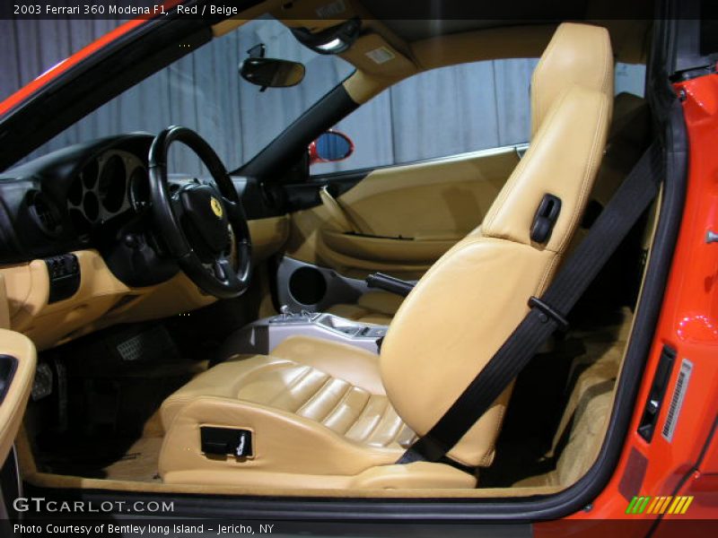 Red / Beige 2003 Ferrari 360 Modena F1