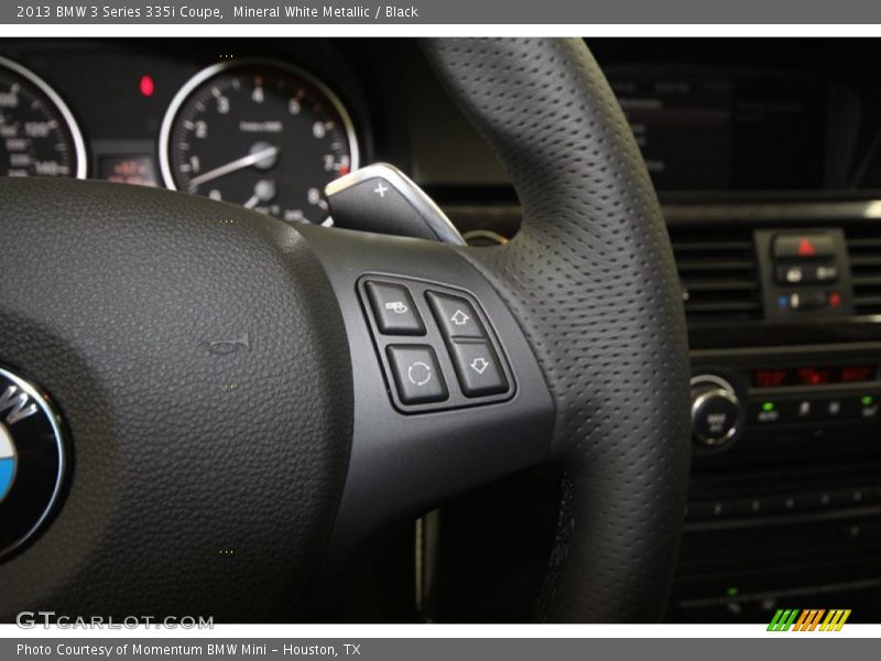Mineral White Metallic / Black 2013 BMW 3 Series 335i Coupe