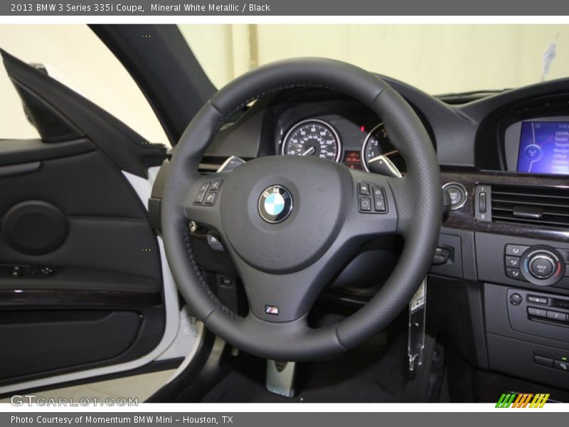 Mineral White Metallic / Black 2013 BMW 3 Series 335i Coupe