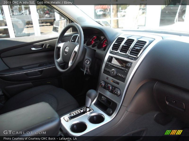 Gold Mist Metallic / Ebony 2009 GMC Acadia SLE