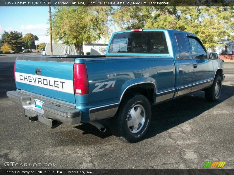  1997 C/K K1500 Extended Cab 4x4 Light Stellar Blue Metallic