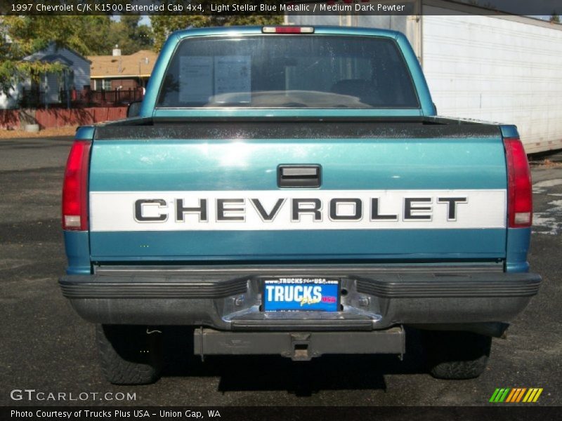 Light Stellar Blue Metallic / Medium Dark Pewter 1997 Chevrolet C/K K1500 Extended Cab 4x4