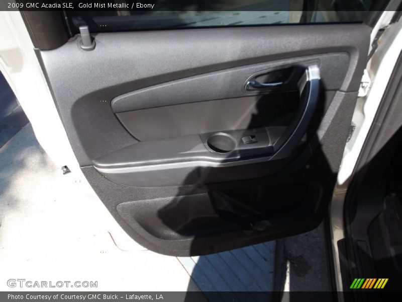 Gold Mist Metallic / Ebony 2009 GMC Acadia SLE