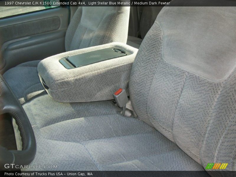 Light Stellar Blue Metallic / Medium Dark Pewter 1997 Chevrolet C/K K1500 Extended Cab 4x4