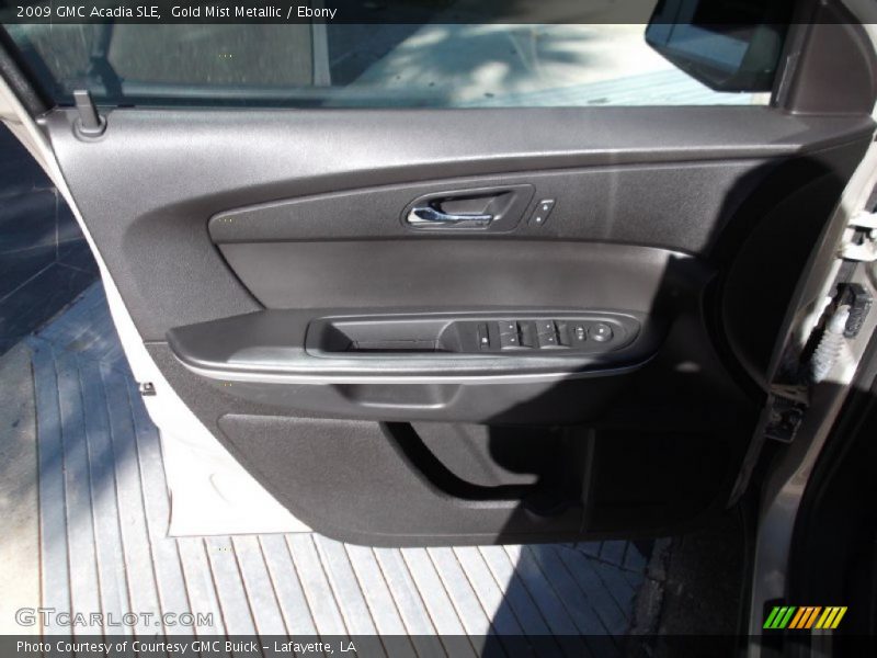 Gold Mist Metallic / Ebony 2009 GMC Acadia SLE