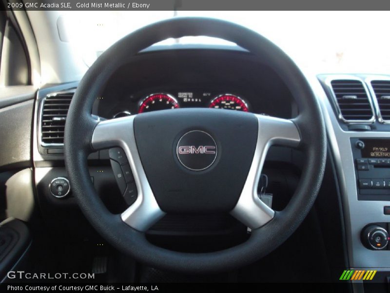 Gold Mist Metallic / Ebony 2009 GMC Acadia SLE