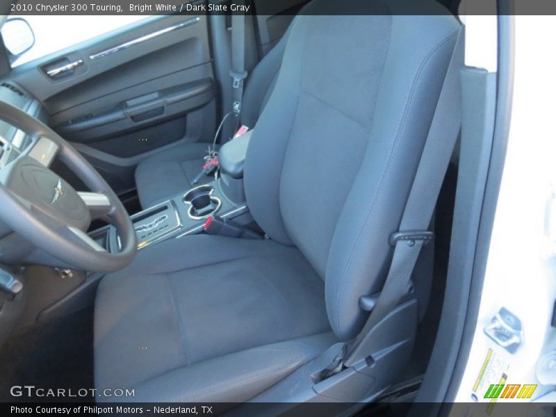 Bright White / Dark Slate Gray 2010 Chrysler 300 Touring