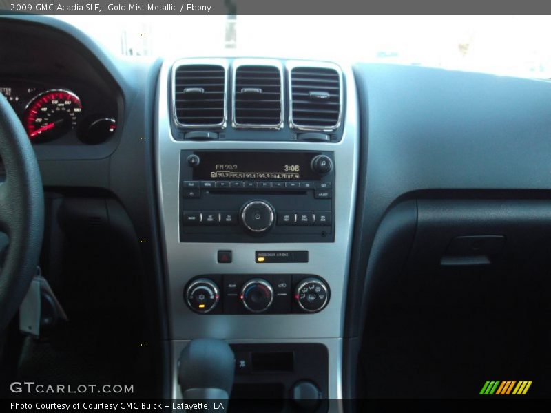 Gold Mist Metallic / Ebony 2009 GMC Acadia SLE