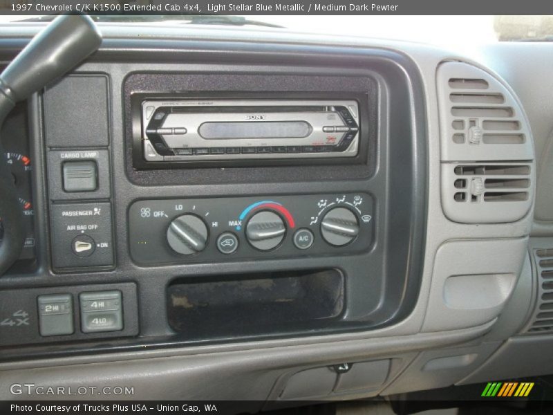 Light Stellar Blue Metallic / Medium Dark Pewter 1997 Chevrolet C/K K1500 Extended Cab 4x4