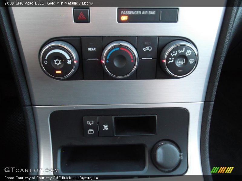 Gold Mist Metallic / Ebony 2009 GMC Acadia SLE