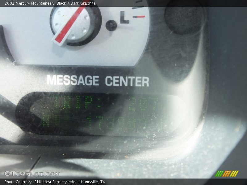 Black / Dark Graphite 2002 Mercury Mountaineer