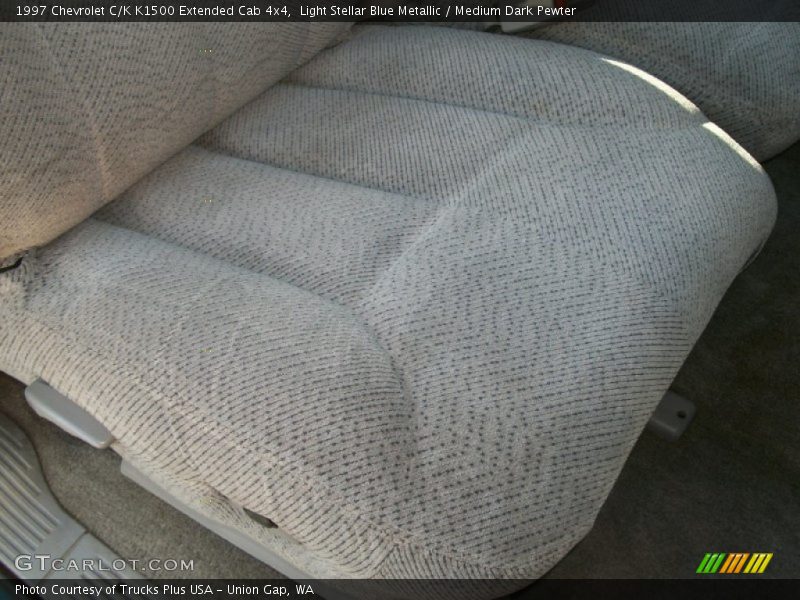 Light Stellar Blue Metallic / Medium Dark Pewter 1997 Chevrolet C/K K1500 Extended Cab 4x4