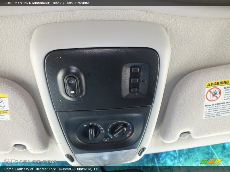 Black / Dark Graphite 2002 Mercury Mountaineer