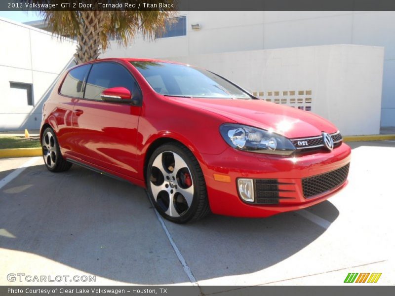 Tornado Red / Titan Black 2012 Volkswagen GTI 2 Door