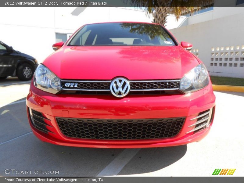 Tornado Red / Titan Black 2012 Volkswagen GTI 2 Door