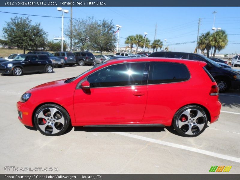 Tornado Red / Titan Black 2012 Volkswagen GTI 2 Door