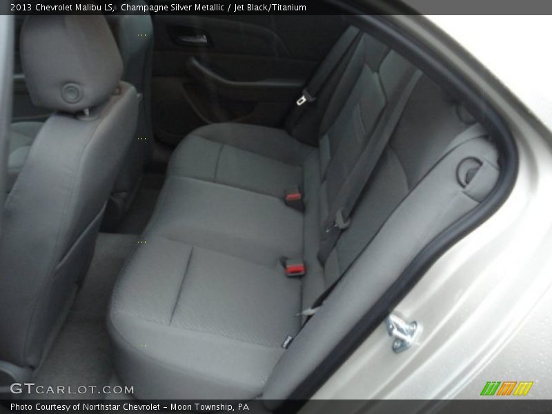 Champagne Silver Metallic / Jet Black/Titanium 2013 Chevrolet Malibu LS