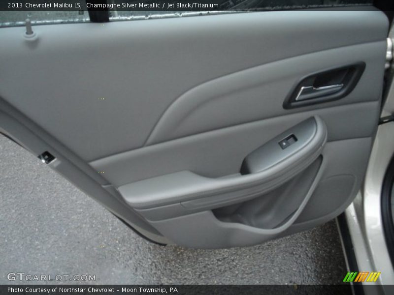 Champagne Silver Metallic / Jet Black/Titanium 2013 Chevrolet Malibu LS