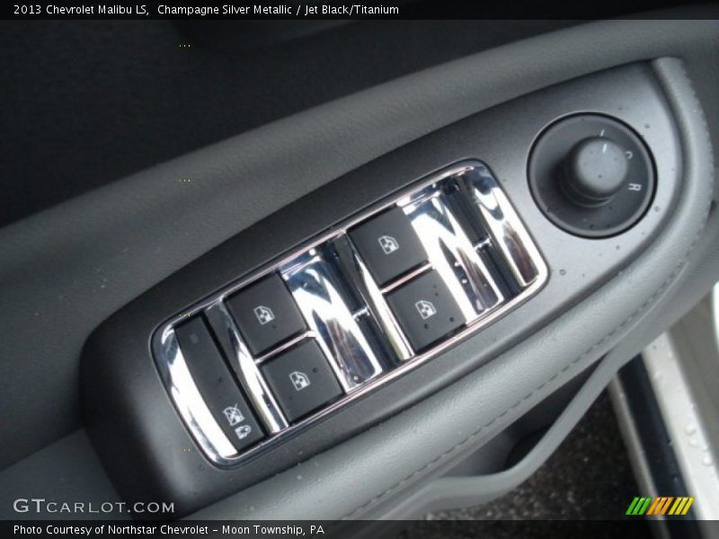 Champagne Silver Metallic / Jet Black/Titanium 2013 Chevrolet Malibu LS