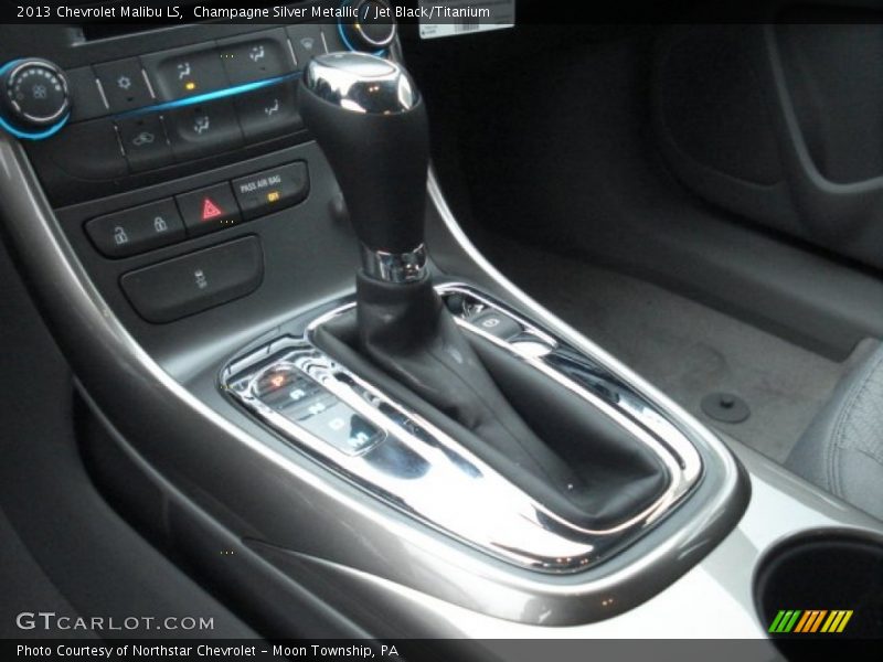 Champagne Silver Metallic / Jet Black/Titanium 2013 Chevrolet Malibu LS