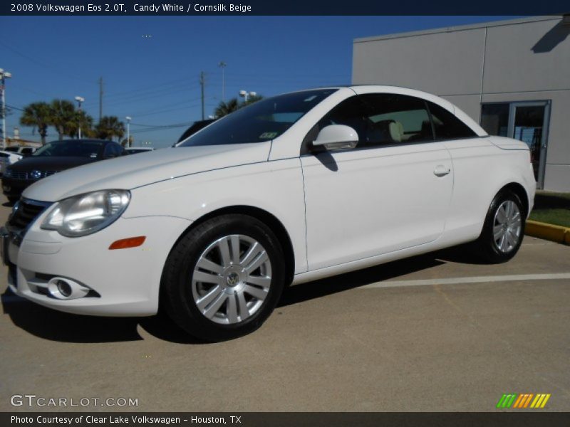 Candy White / Cornsilk Beige 2008 Volkswagen Eos 2.0T