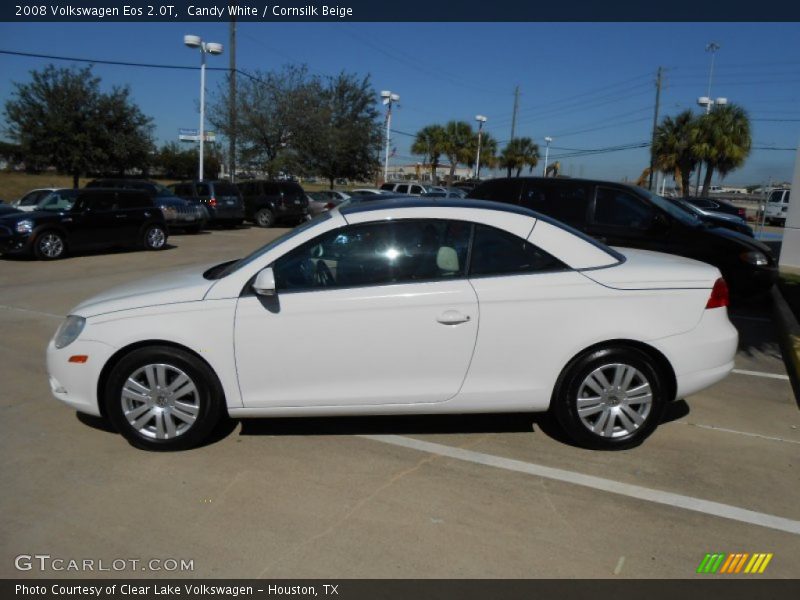 Candy White / Cornsilk Beige 2008 Volkswagen Eos 2.0T