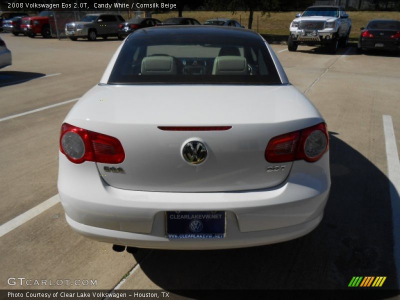 Candy White / Cornsilk Beige 2008 Volkswagen Eos 2.0T