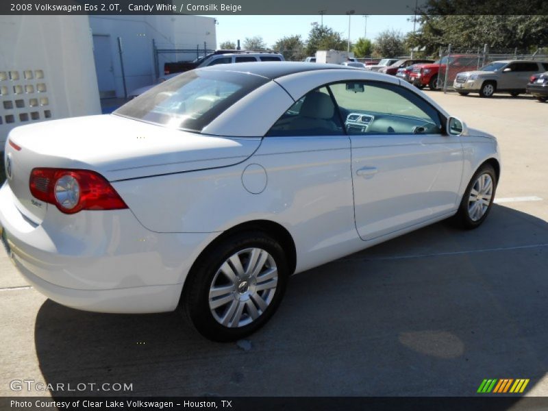 Candy White / Cornsilk Beige 2008 Volkswagen Eos 2.0T