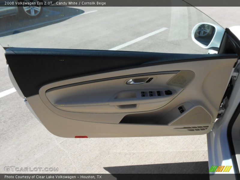 Candy White / Cornsilk Beige 2008 Volkswagen Eos 2.0T