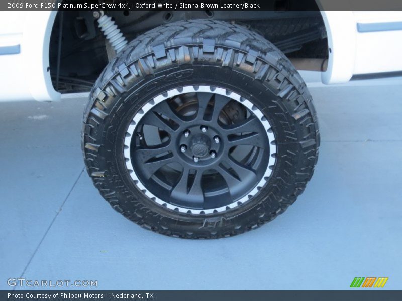 Oxford White / Sienna Brown Leather/Black 2009 Ford F150 Platinum SuperCrew 4x4