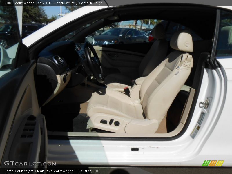 Candy White / Cornsilk Beige 2008 Volkswagen Eos 2.0T