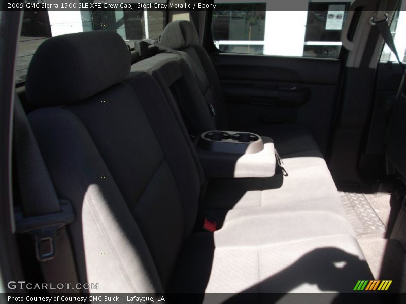 Steel Gray Metallic / Ebony 2009 GMC Sierra 1500 SLE XFE Crew Cab