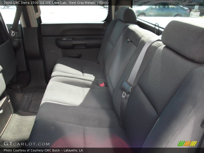 Steel Gray Metallic / Ebony 2009 GMC Sierra 1500 SLE XFE Crew Cab