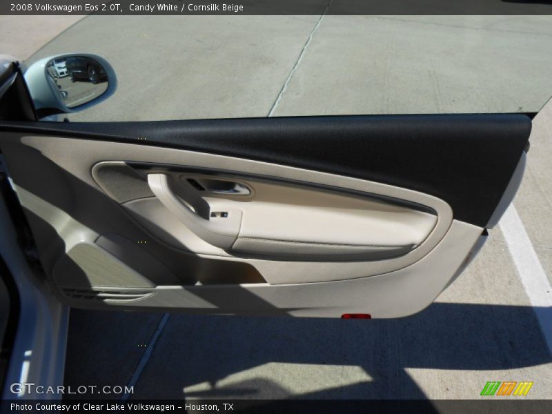 Candy White / Cornsilk Beige 2008 Volkswagen Eos 2.0T