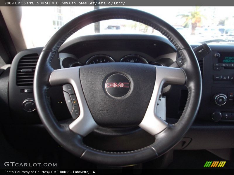  2009 Sierra 1500 SLE XFE Crew Cab Steering Wheel