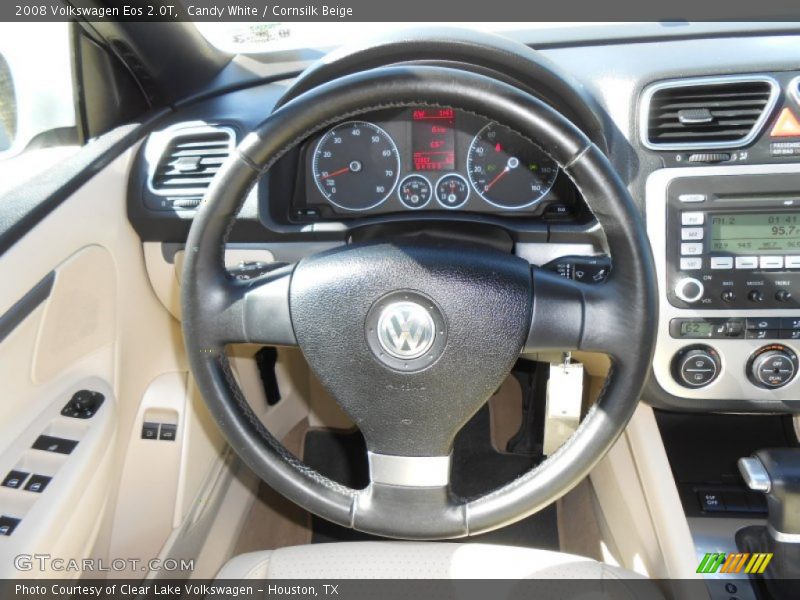 Candy White / Cornsilk Beige 2008 Volkswagen Eos 2.0T