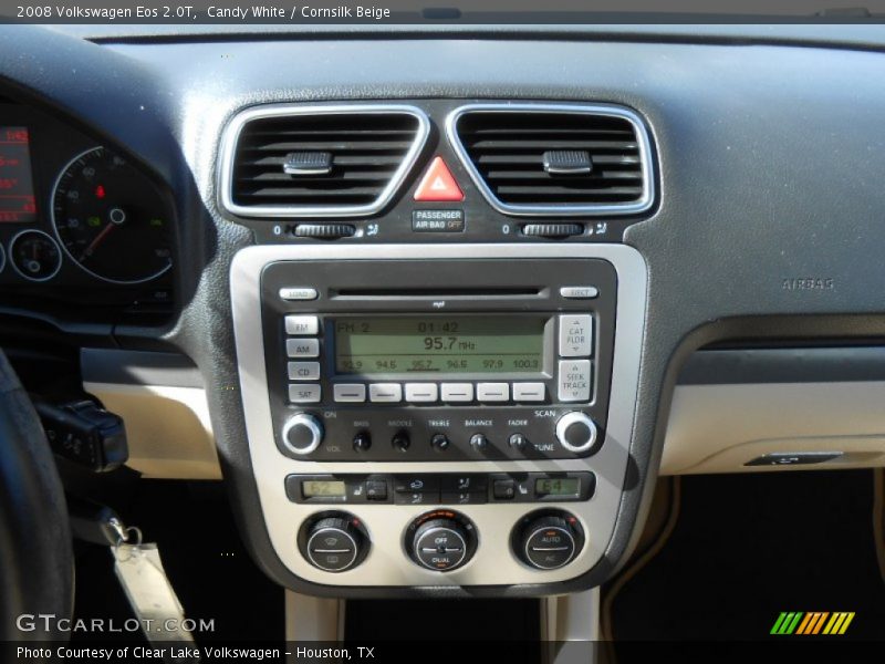 Candy White / Cornsilk Beige 2008 Volkswagen Eos 2.0T