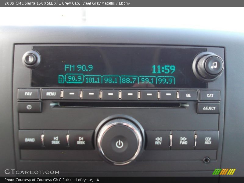 Audio System of 2009 Sierra 1500 SLE XFE Crew Cab