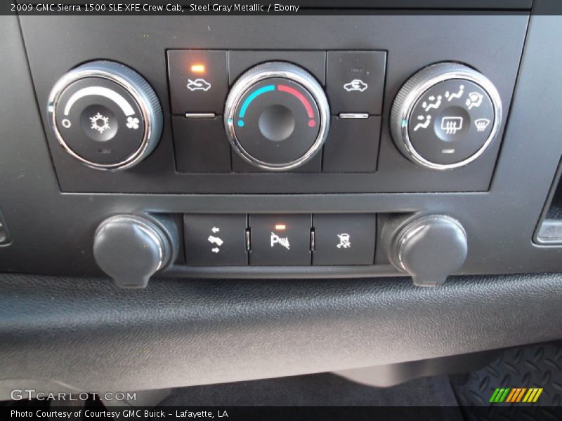 Controls of 2009 Sierra 1500 SLE XFE Crew Cab