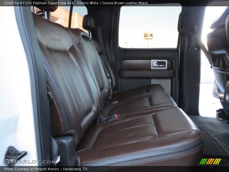 Oxford White / Sienna Brown Leather/Black 2009 Ford F150 Platinum SuperCrew 4x4