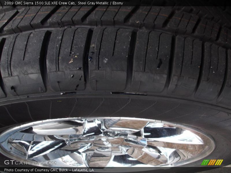 Steel Gray Metallic / Ebony 2009 GMC Sierra 1500 SLE XFE Crew Cab
