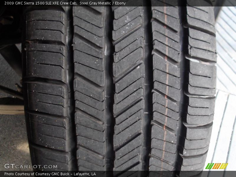 Steel Gray Metallic / Ebony 2009 GMC Sierra 1500 SLE XFE Crew Cab