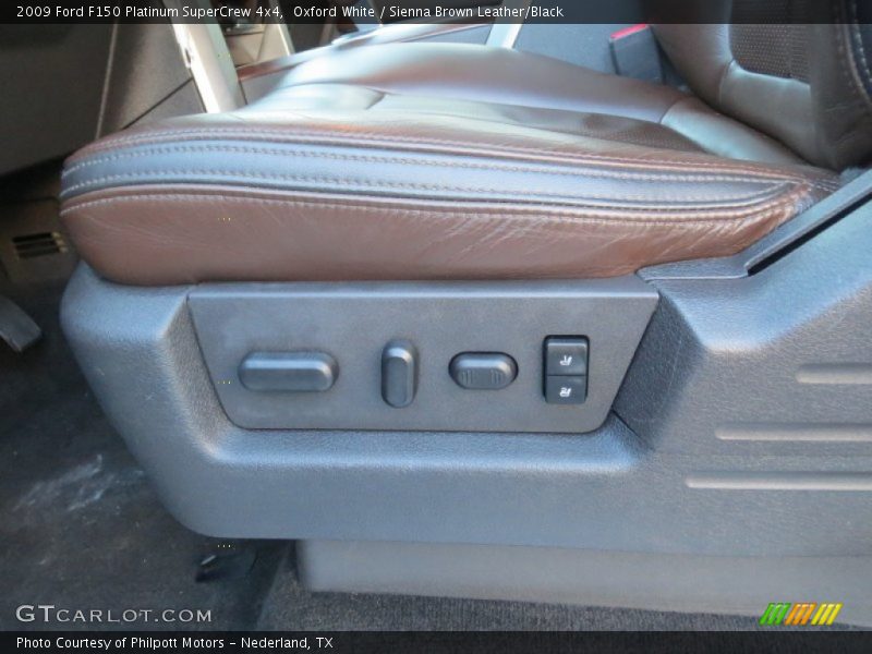 Oxford White / Sienna Brown Leather/Black 2009 Ford F150 Platinum SuperCrew 4x4
