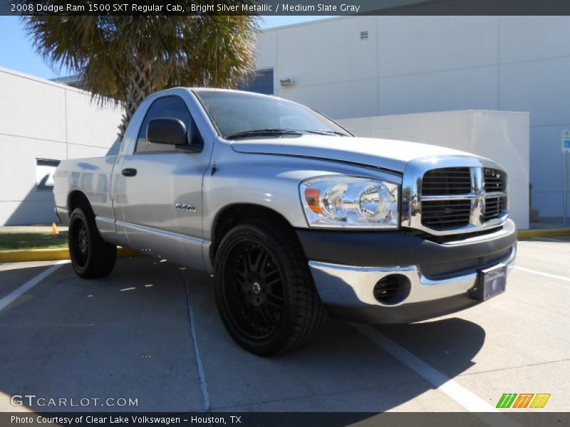 Bright Silver Metallic / Medium Slate Gray 2008 Dodge Ram 1500 SXT Regular Cab