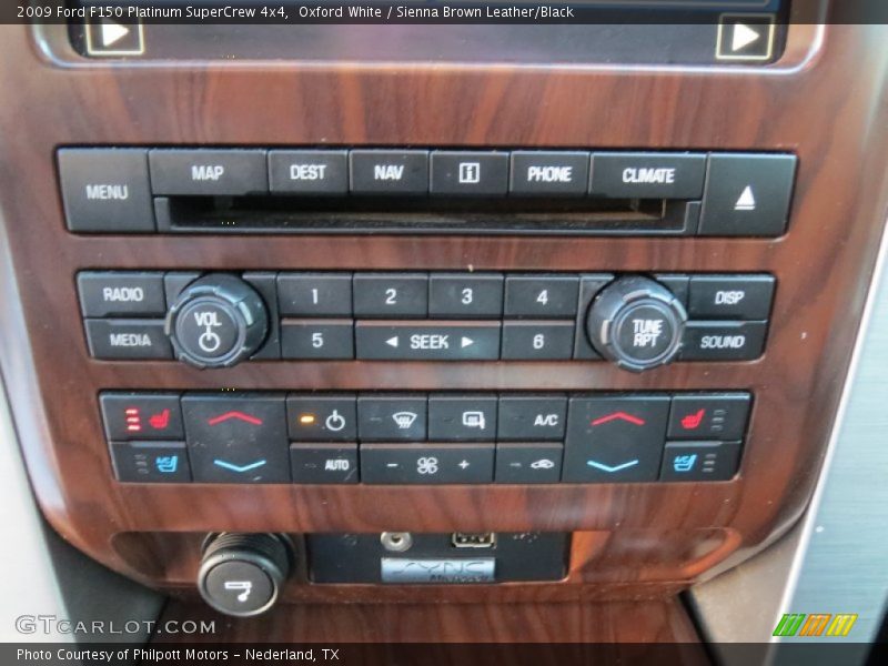Oxford White / Sienna Brown Leather/Black 2009 Ford F150 Platinum SuperCrew 4x4