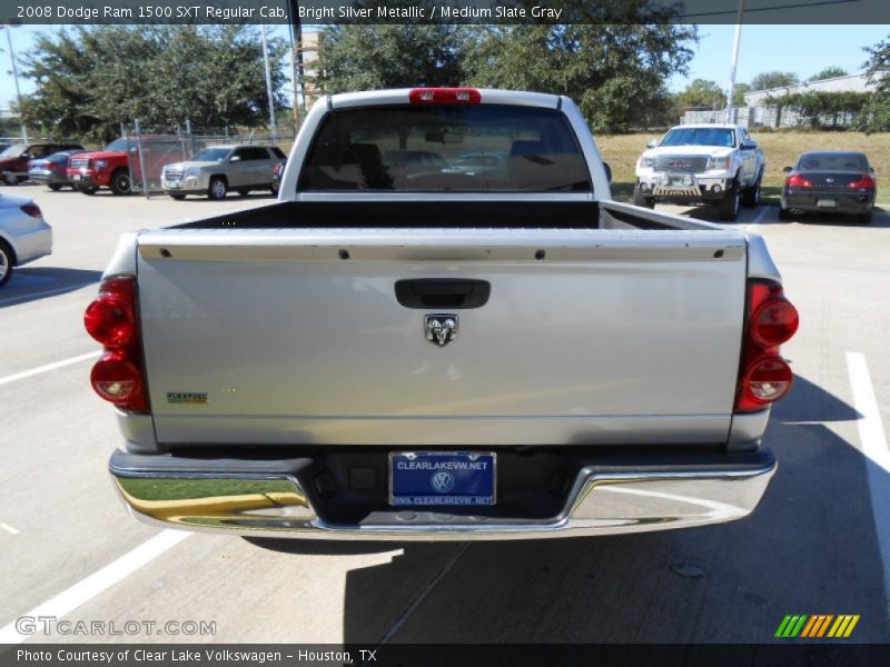 Bright Silver Metallic / Medium Slate Gray 2008 Dodge Ram 1500 SXT Regular Cab