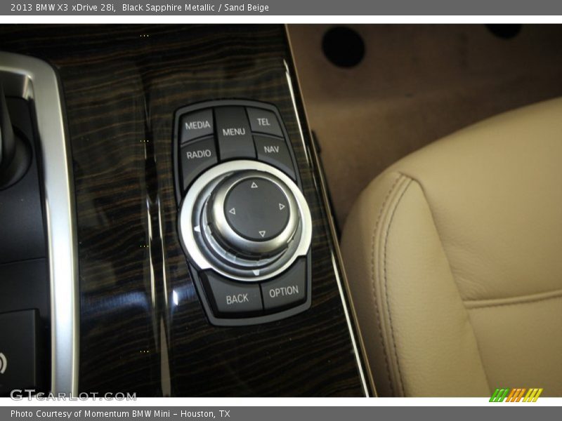 Black Sapphire Metallic / Sand Beige 2013 BMW X3 xDrive 28i